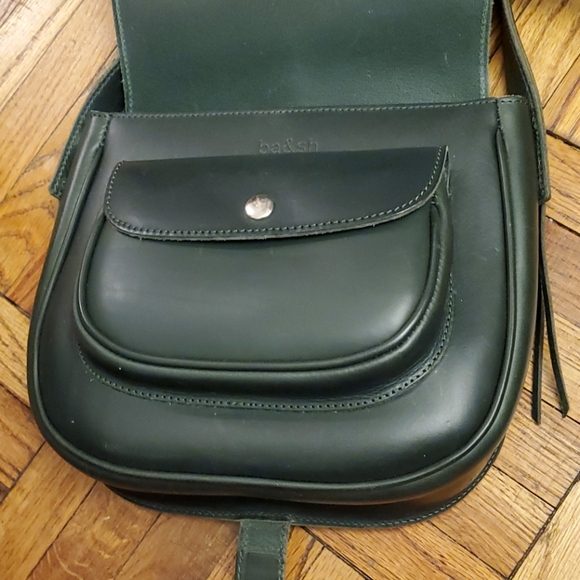 OND DAY SPECIAL! Ba&Sh Green Crossbody Bag w/ Belted Closure - Picture 5 of 8